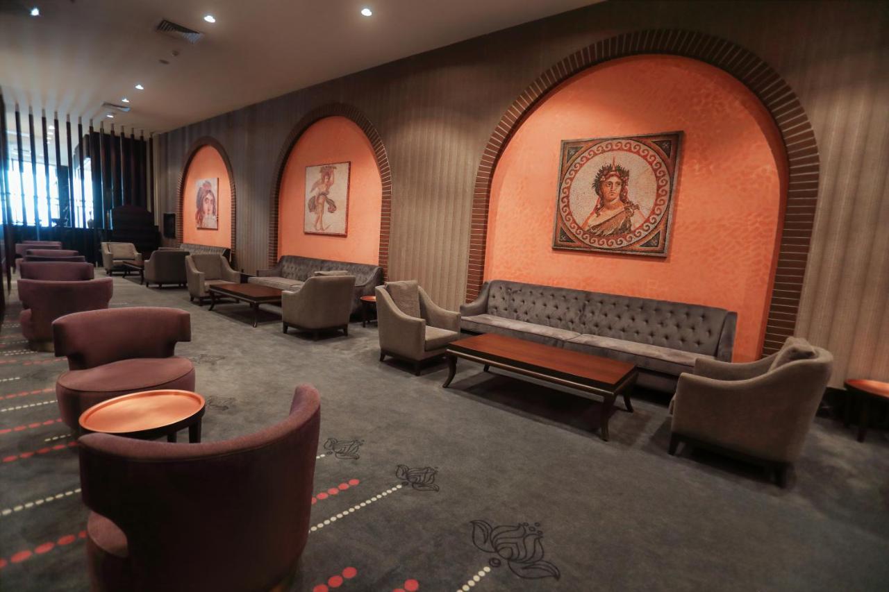 The Green Park ガズィアンテプ エクステリア 写真 The lounge at the station