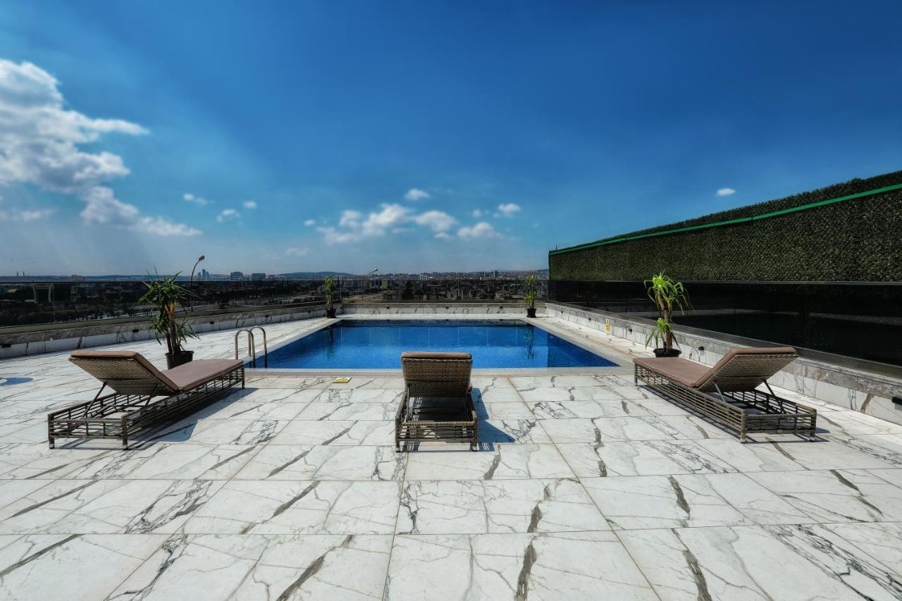 The Green Park ガズィアンテプ エクステリア 写真 Rooftop pool