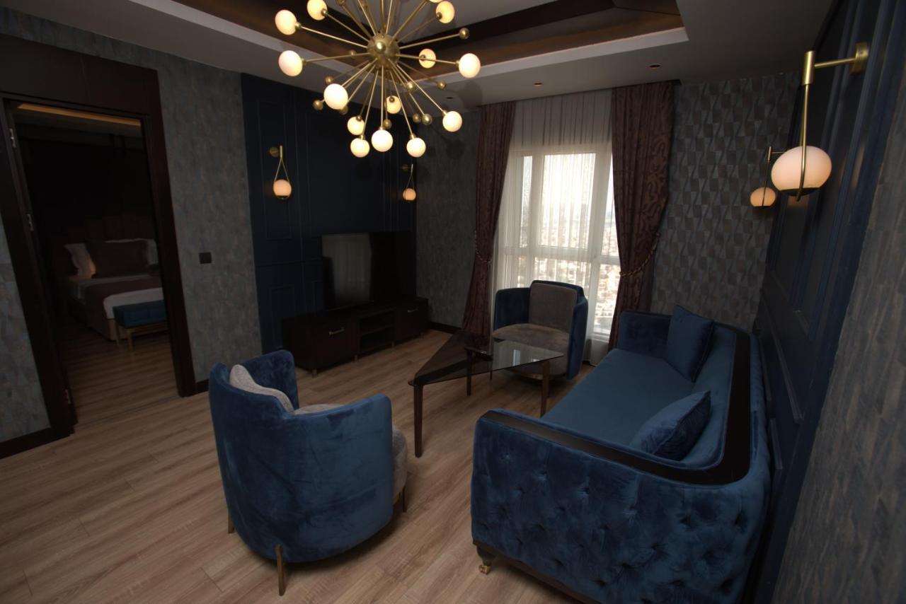 The Green Park ガズィアンテプ エクステリア 写真 A 3D rendering of a living room
